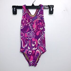 Speedo | Little Girls Purple Pink one piece Swimsuit Bathing Suit